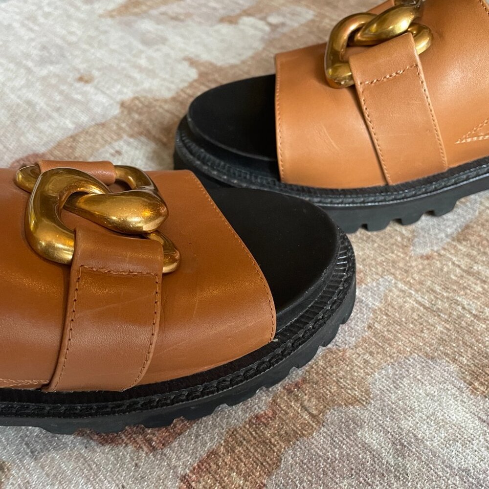 Aerosoles Women's Lima Slide Sandal Camel Size 9M - Picture 6 of 11